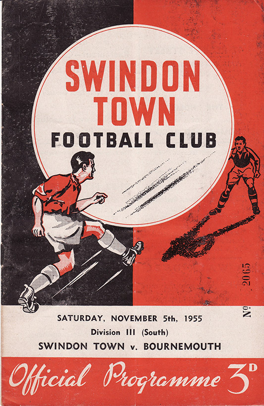 <b>Saturday, November 5, 1955</b><br />vs. Bournemouth and Boscombe Athletic (Home)